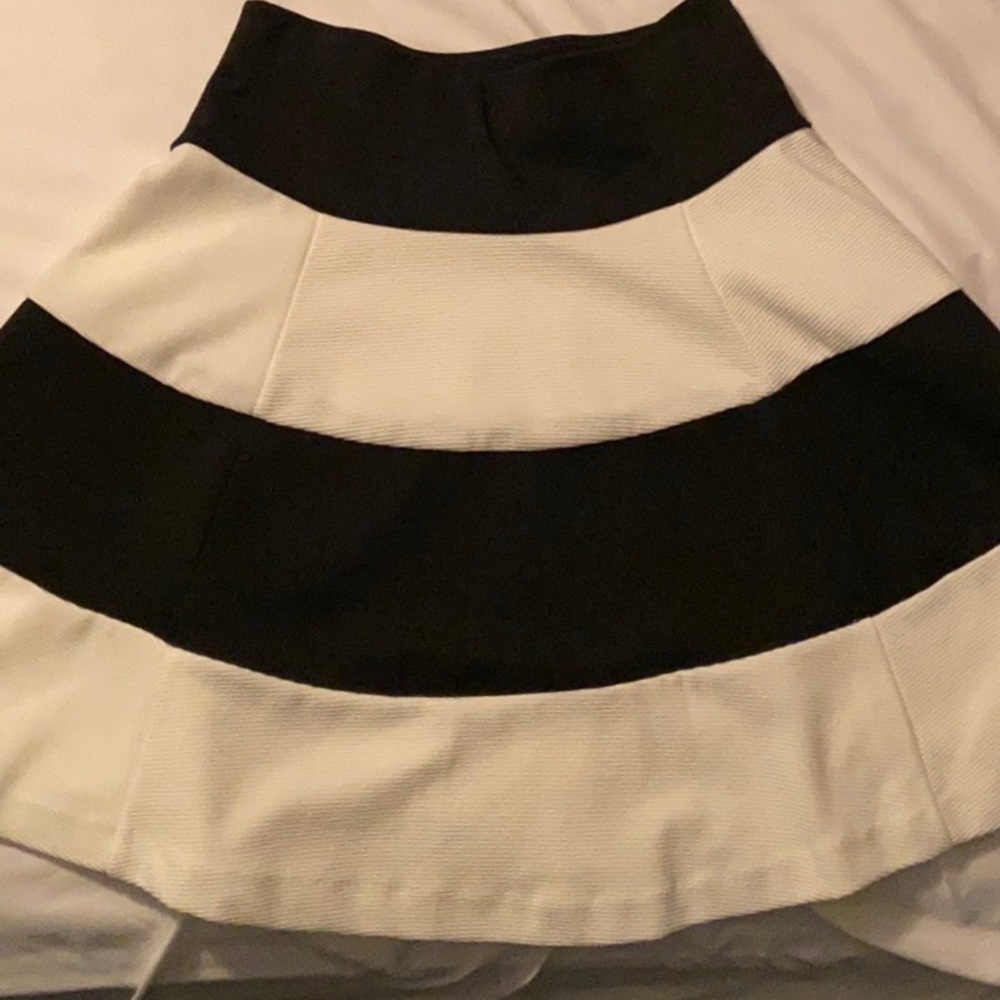 Black and white skirt